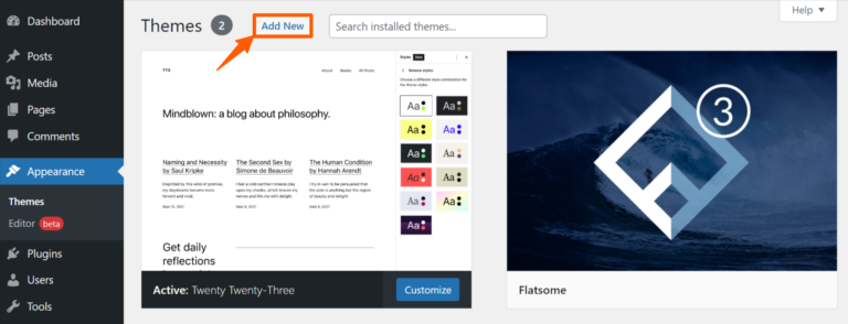 add new theme