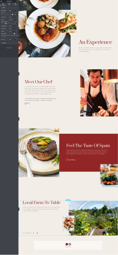 landing page creation successful