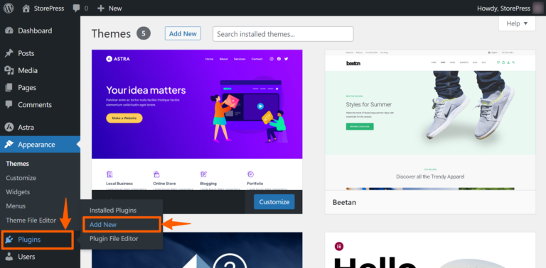 Add new plugin