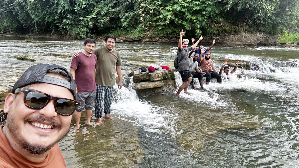 Enjoying with Remakri Waterfall