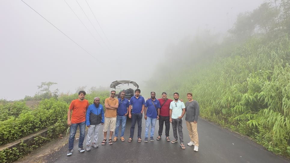 StorePress Team at Dim Pahar inside the cloud